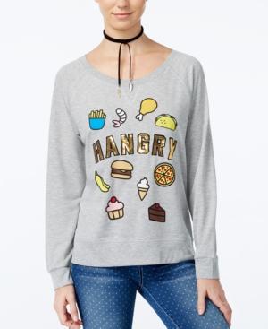 Hybrid Juniors' Hangry Graphic Sweatshirt