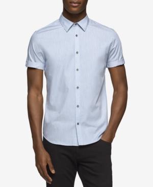 Calvin Klein Jeans Men's Dot Dobby Melange Shirt