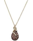 Le Vian Chocolatier Chocolate Diamonds Pendant Necklace (1-1/8 Ct. T.w.) In 14k Gold