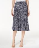 Jm Collection Petite Printed A-line Skirt, Only At Macy's