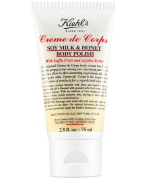 Kiehl's Since 1851 Creme De Corps Soy Milk & Honey Body Polish, 2.5-oz.