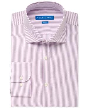 Vince Camuto Slim-fit Rioja Satin Stripe Dress Shirt
