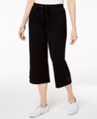 Karen Scott Drawstring Capri, Created For Macy's