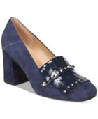 Franco Sarto Kipper Block-heel Pumps Women's Shoes