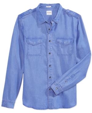 Guess Men's Slim-fit Cotton Shirt