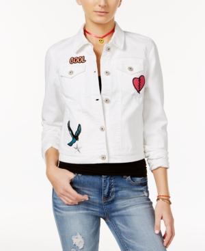 Vanilla Star Juniors' Patch Denim Jacket