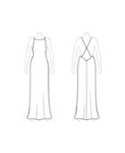 Fame And Partners Isla Lace Cross-back Dress