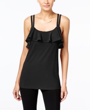 Inc International Concepts Petite Ruffle Tank, Only At Macy's