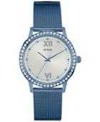Guess Women's Sky Blue Stainless Steel Bracelet Watch 39mm U0766l4