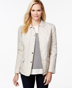 Charter Club Long-sleeve Quilted Jacket, Only At Macy's
