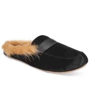 I.n.c. Faux-fur Slide Slippers, Created For Macy's