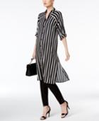 Alfani Prima Striped Tunic Shirt, Only At Macy's