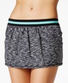 Anne Cole Locker Pleated Heathered Swim Skirt Women's Swimsuit