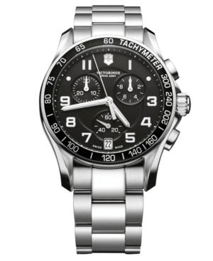 Victorinox Swiss Army Watch, Men's Chronograph Stainless Steel Bracelet 241494