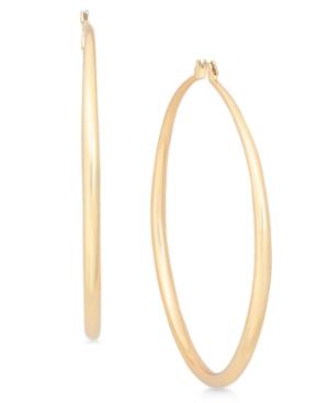 Inc International Concepts Gold-tone Large Hoop Earrings, Created For Macy's