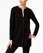 Alfani Petite Textured Swing Jacket, Only At Macy's