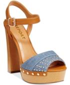 Report Meeshka Wooden Platform Sandals Women's Shoes