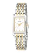 Citizen Watch, Women's Two Tone Stainless Steel Bracelet 18mm Ej5854-56a