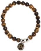 R.t. James Two-tone Brown Beaded Stretch Bracelet, A Macy's Exclusive Style