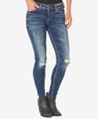 Silver Jeans Co. Ripped Suki Skinny Jeans