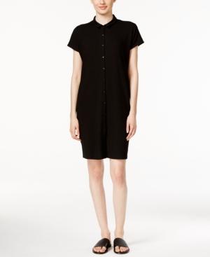 Eileen Fisher Short-sleeve Shirtdress