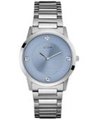 Guess Men's Diamond Accent Stainless Steel Bracelet Watch 40mm U0428g2