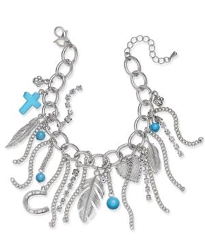 Thalia Sodi Two-tone Charm Bracelet, Created For Macy's