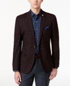 Nick Graham Men's Slim-fit Plaid Jacket