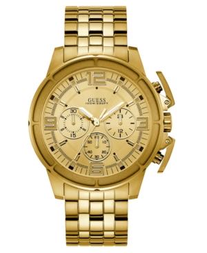 Guess Men's Gold-tone Stainless Steel Bracelet Watch 46mm
