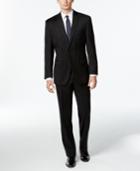 Calvin Klein Black Solid Modern-fit Suit