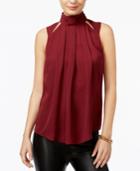 Guess Kimmy Cutout Pleated Top