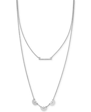 Bcbgeneration Silver-tone Two-layer Necklace