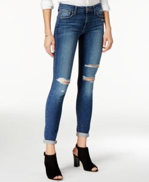 Joe's Jeans Ripped Cuffed Addison Wash Skinny Jeans