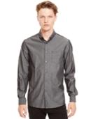 Kenneth Cole Reaction Slim-fit Iridescent Shirt