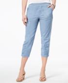 Style & Co Ruched Capri Pants, Created For Macy's