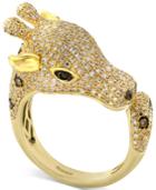 Effy Diamond Giraffe Ring (1-1/2 Ct. T.w.) In 14k Gold