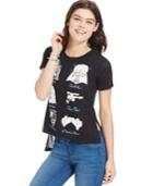 Mighty Fine Juniors' Star Wars Doodles High-low Graphic T-shirt