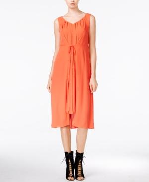 Rachel Rachel Roy Pleated Tie-front Shift Dress