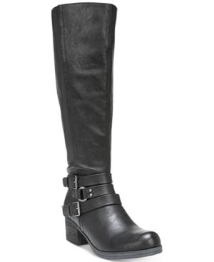 Carlos By Carlos Santana Camdyn Buckle Block-heel Tall Boots Women's Shoes