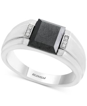 Effy Men's Hematite (9 X 7mm) & Diamond Accent Ring In Sterling Silver