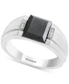 Effy Men's Hematite (9 X 7mm) & Diamond Accent Ring In Sterling Silver