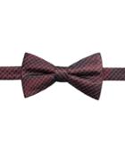 Ryan Seacrest Distinction Men's Pre-tied Lenox Mini Grid Silk Bow Tie, Created For Macy's