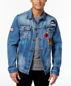 American Rag Men's Denim Patch Jacket, Only At Macy's