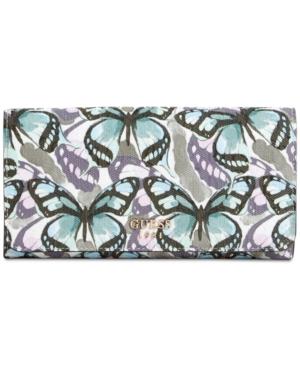 Guess Flutter Large Flap Organizer Wallet