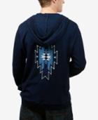 Lucky Brand Men's Aztec Motif Zip-front Hoodie