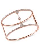 Pave Rose By Effy Diamond Bangle (1-1/2 Ct. T.w.) In 14k Rose Gold
