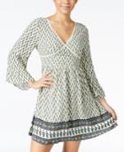 American Rag Printed Bell-sleeve Peasant Dress, Only At Macy's