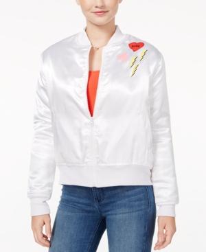 Hybrid Juniors' Cool Patch Bomber Jacket