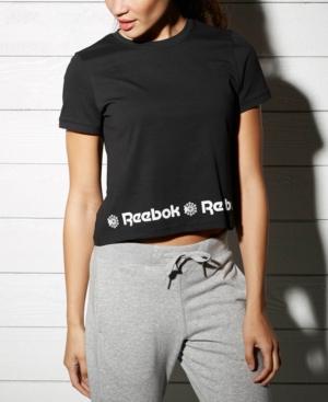 Reebok Cotton Cropped T-shirt