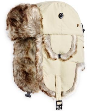 Woolwich Men's Adjustable Trooper Hat With Faux Fur